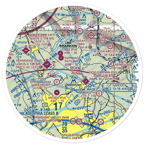 Graystrip Airport (PS46) VFR Sectional Sticker (30 mile)