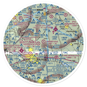 Barnes Farmland Airport (PS43) VFR Sectional Sticker (30 mile)