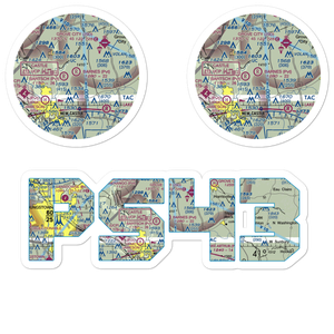 Barnes Farmland Airport (PS43) VFR Sectional Sticker Pack