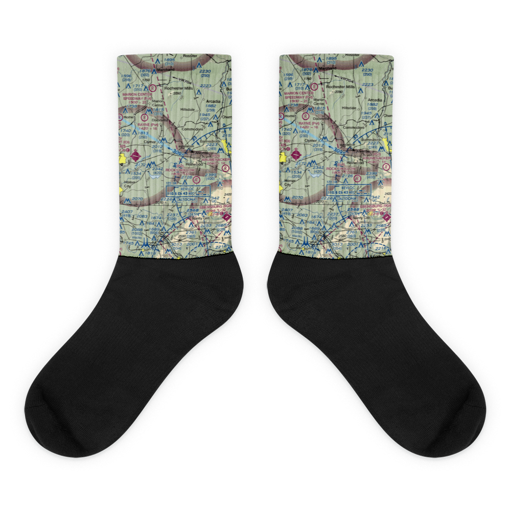 Downes Airport (PS39) VFR Sectional Socks 
