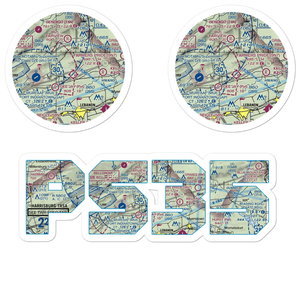 Dutch Country Egg Farms Airport (PS35) VFR Sectional Sticker Pack