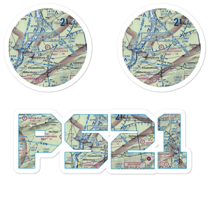 Flying Eagle Airport (PS21) VFR Sectional Sticker Pack