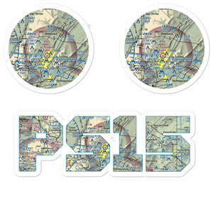 Vicars Private Airport (PS15) VFR Sectional Sticker Pack