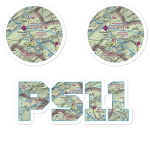 Mc Cardle Farm Airport (PS11) VFR Sectional Sticker Pack