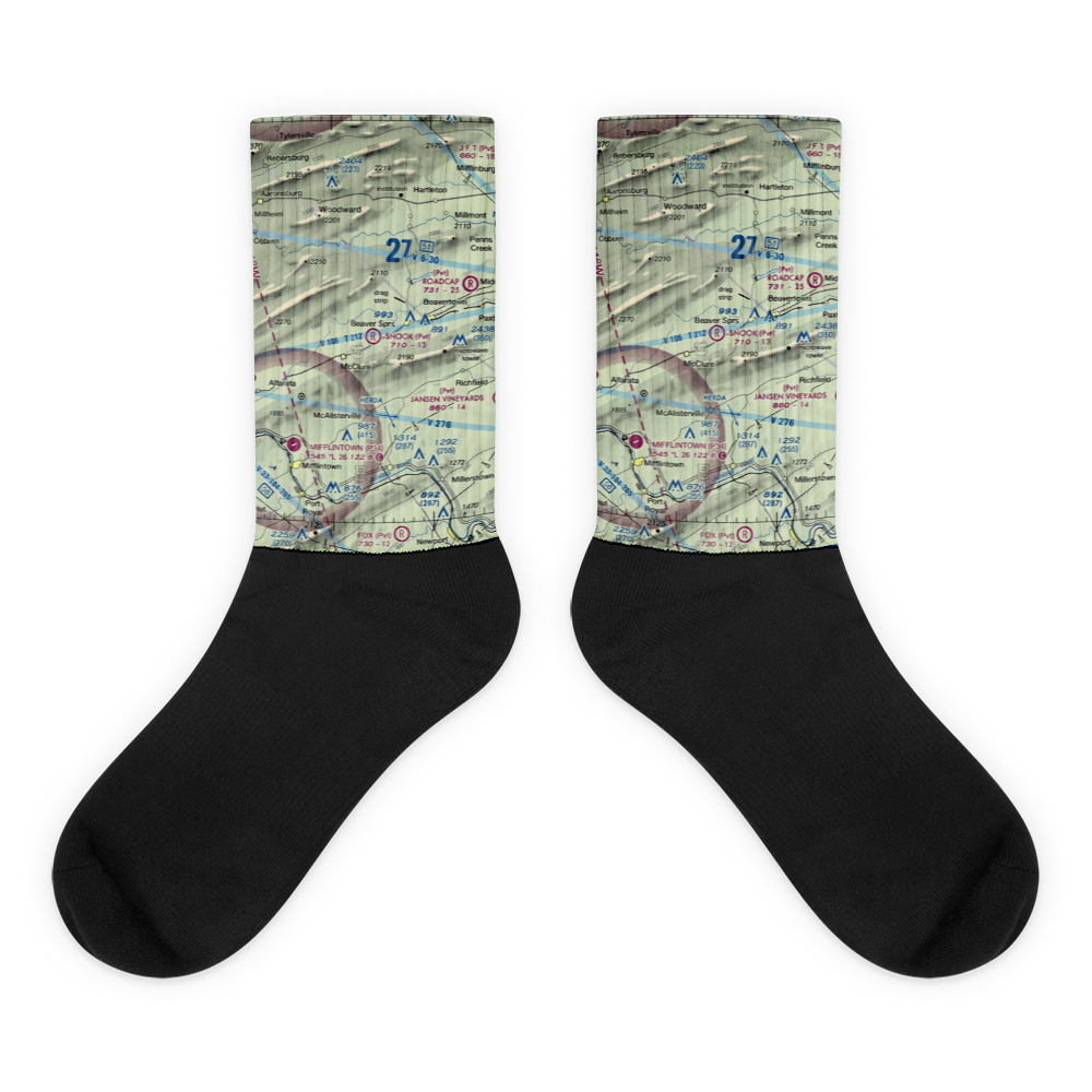 Snook Airport (PS06) VFR Sectional Socks 