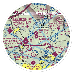 Elephant Path Airport (PS03) VFR Sectional Sticker (20 mile)