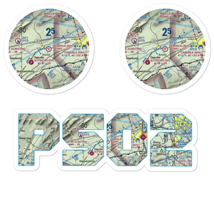 Heberlig Airport (PS02) VFR Sectional Sticker Pack