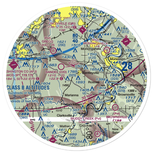 Horne Airport (PN95) VFR Sectional Sticker (30 mile)