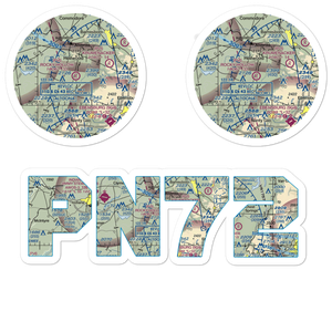 Rocky Hollow Field (PN72) VFR Sectional Sticker Pack