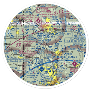 Jackson Airport (PN68) VFR Sectional Sticker (30 mile)