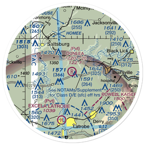 Dunlea Airpark (PN66) VFR Sectional Sticker (20 mile)