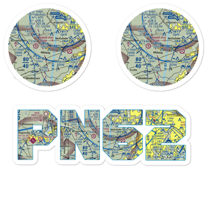 Cataney Airport (PN62) VFR Sectional Sticker Pack