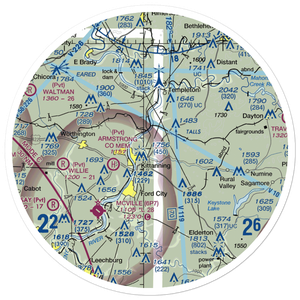 Stitt Airport (PN59) VFR Sectional Sticker (30 mile)
