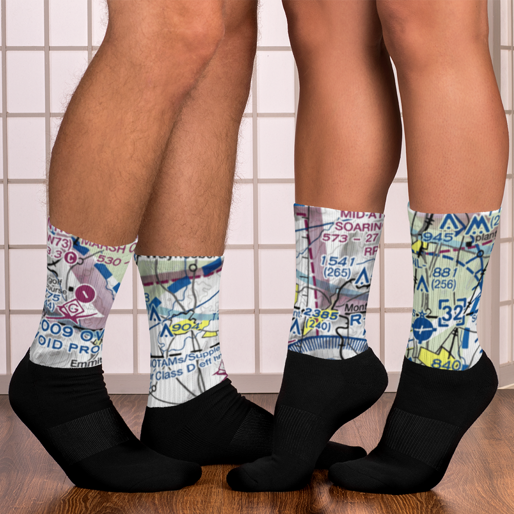 Bittner/Whitsel Airport (PN58) VFR Sectional Socks 