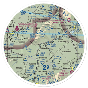 Miller Airport (PN56) VFR Sectional Sticker (30 mile)