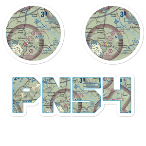 Akm Airfield (PN54) VFR Sectional Sticker Pack