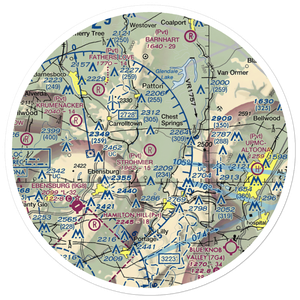 Strohmier Airport (PN53) VFR Sectional Sticker (30 mile)