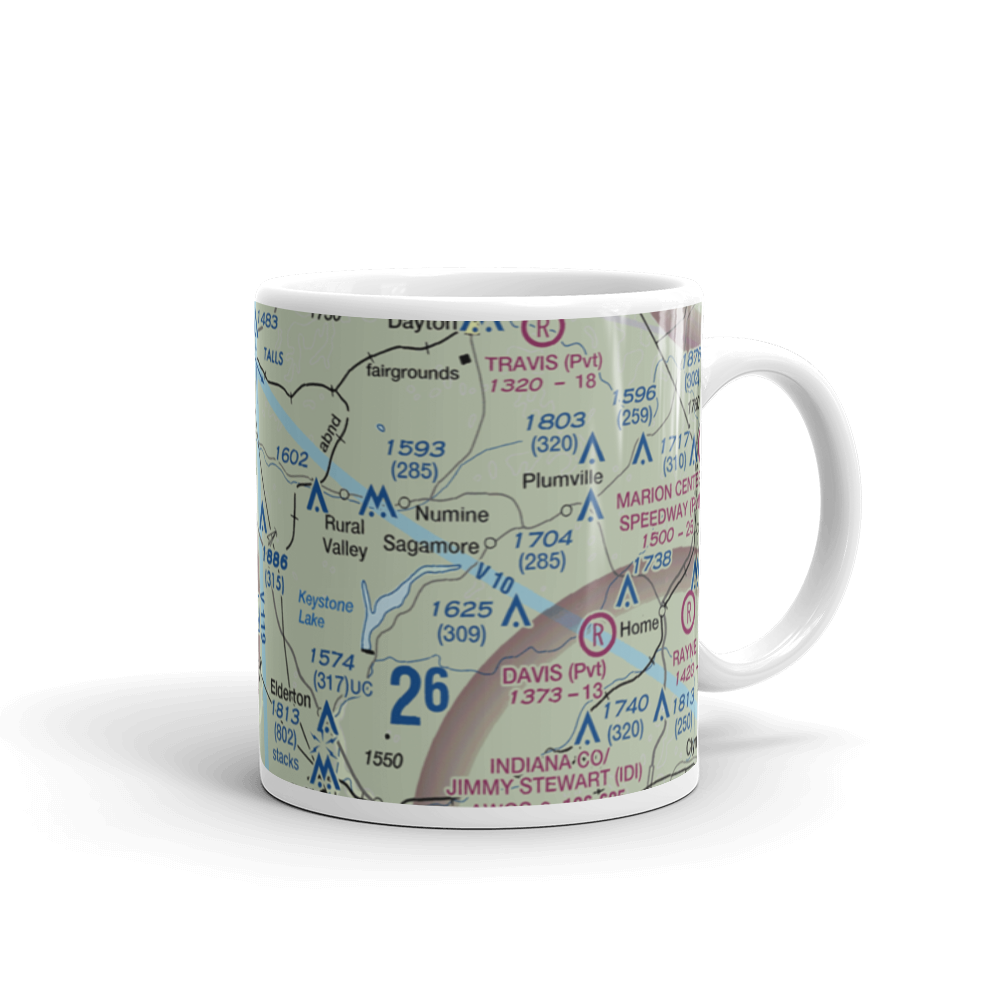 Dunbar Airport (PN49) VFR Sectional  Mug 