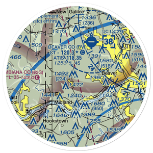 Sainovich Airport (PN43) VFR Sectional Sticker (20 mile)
