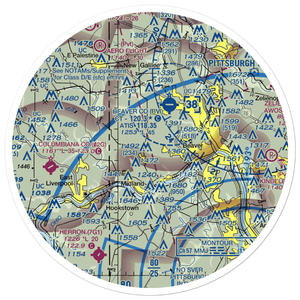 Sainovich Airport (PN43) VFR Sectional Sticker (30 mile)