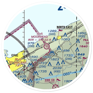 Moorhead Airpark LLC (PN40) VFR Sectional Sticker (20 mile)