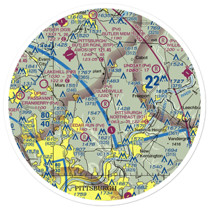 Culmerville Airport (PN38) VFR Sectional Sticker (30 mile)