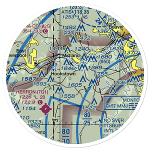 Fino Airport (PN37) VFR Sectional Sticker (20 mile)