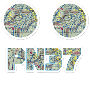 Fino Airport (PN37) VFR Sectional Sticker Pack