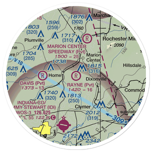 Rayne Airport (PN36) VFR Sectional Sticker (20 mile)