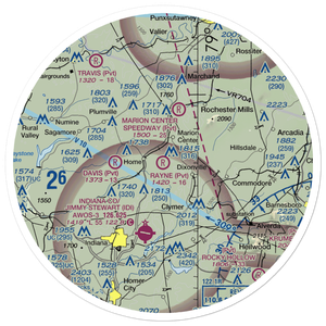 Rayne Airport (PN36) VFR Sectional Sticker (30 mile)