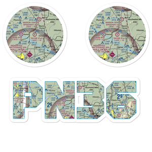 Rayne Airport (PN36) VFR Sectional Sticker Pack