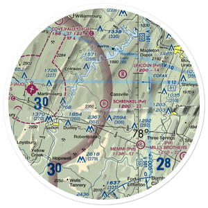 Schrenkel Airport (PN30) VFR Sectional Sticker (30 mile)