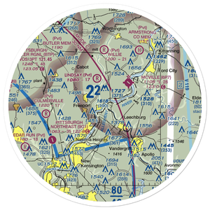 Snider Seaplane Base (PN24) VFR Sectional Sticker (30 mile)