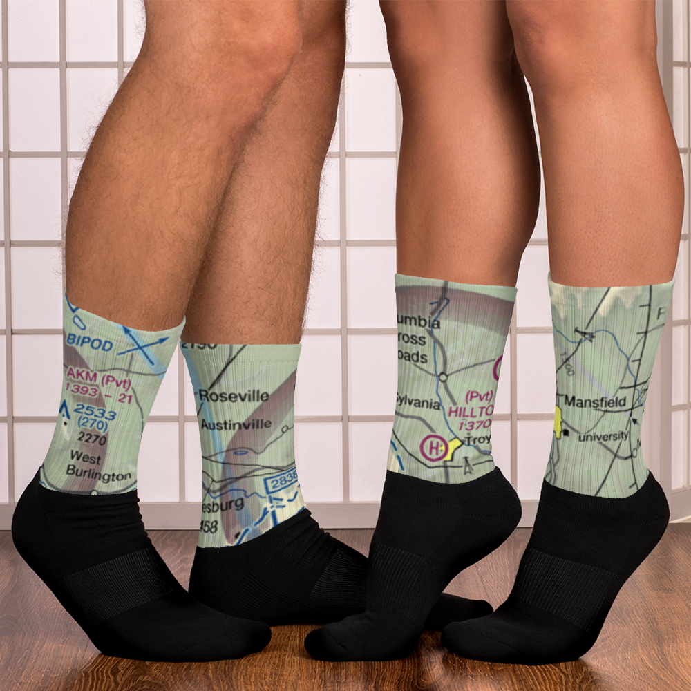 Mc Clure Airport (PN21) VFR Sectional Socks 