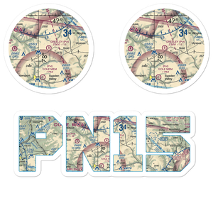 Greeley Airport (PN15) VFR Sectional Sticker Pack