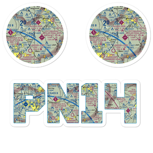 Misty Hill Farm Airport (PN14) VFR Sectional Sticker Pack
