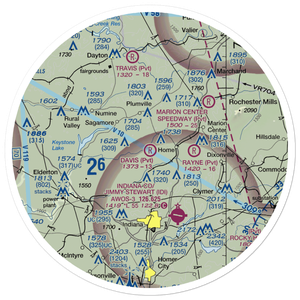Davis Airport (PN08) VFR Sectional Sticker (30 mile)