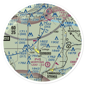Carlson Airport (PN06) VFR Sectional Sticker (20 mile)
