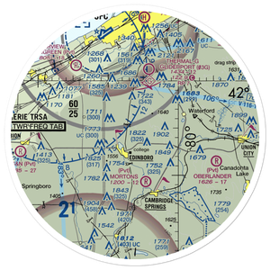 Carlson Airport (PN06) VFR Sectional Sticker (30 mile)