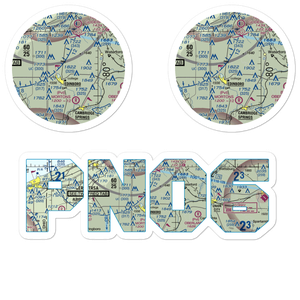Carlson Airport (PN06) VFR Sectional Sticker Pack