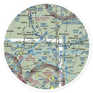 Offutt Acres Airport (PN02) VFR Sectional Sticker (30 mile)