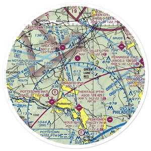 Crosswinds Airfield (PN00) VFR Sectional Sticker (30 mile)