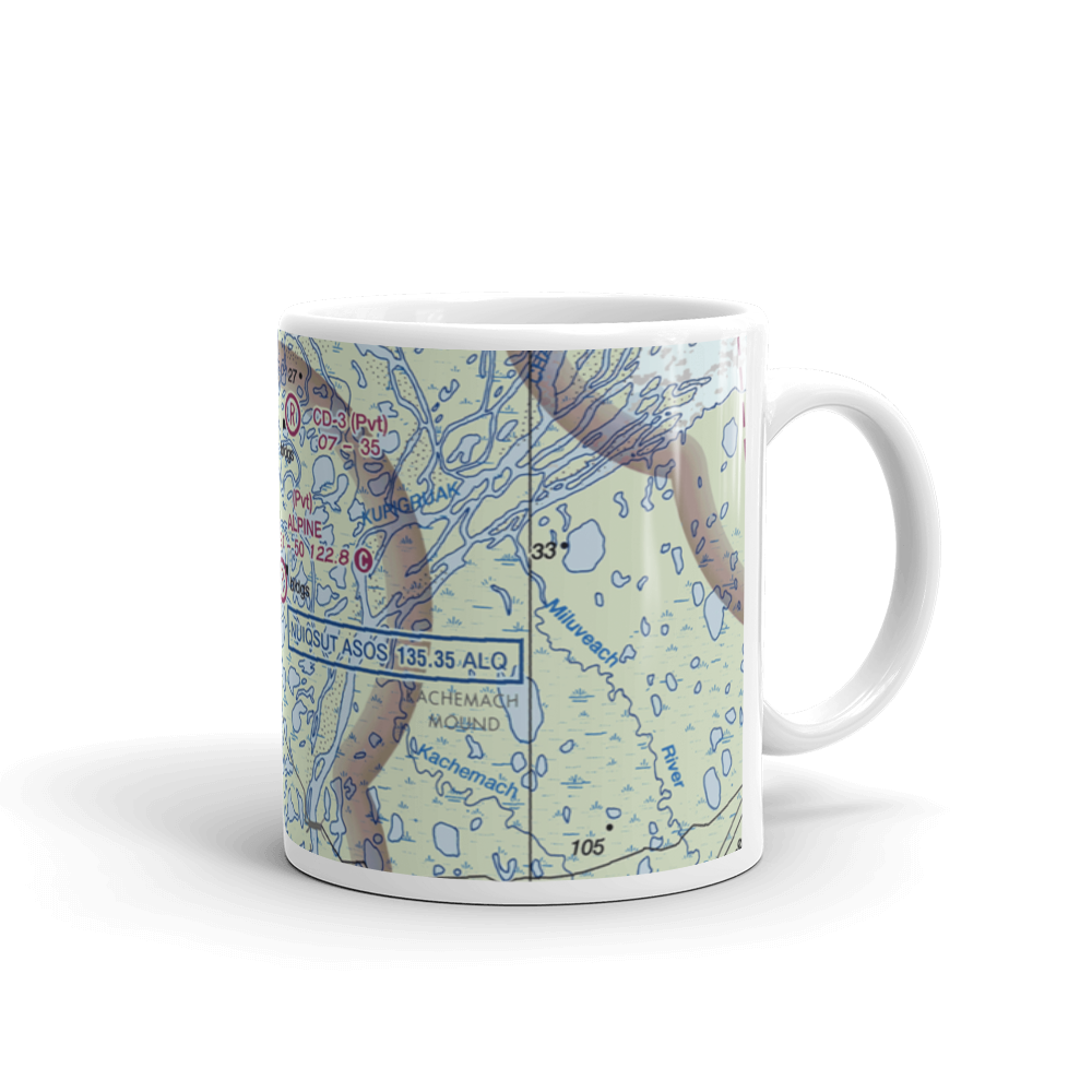 Alpine Airstrip (AK15) VFR Sectional  Mug 