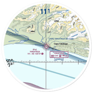 Yakataga Airport (0AA1) VFR Sectional Sticker (30 mile)