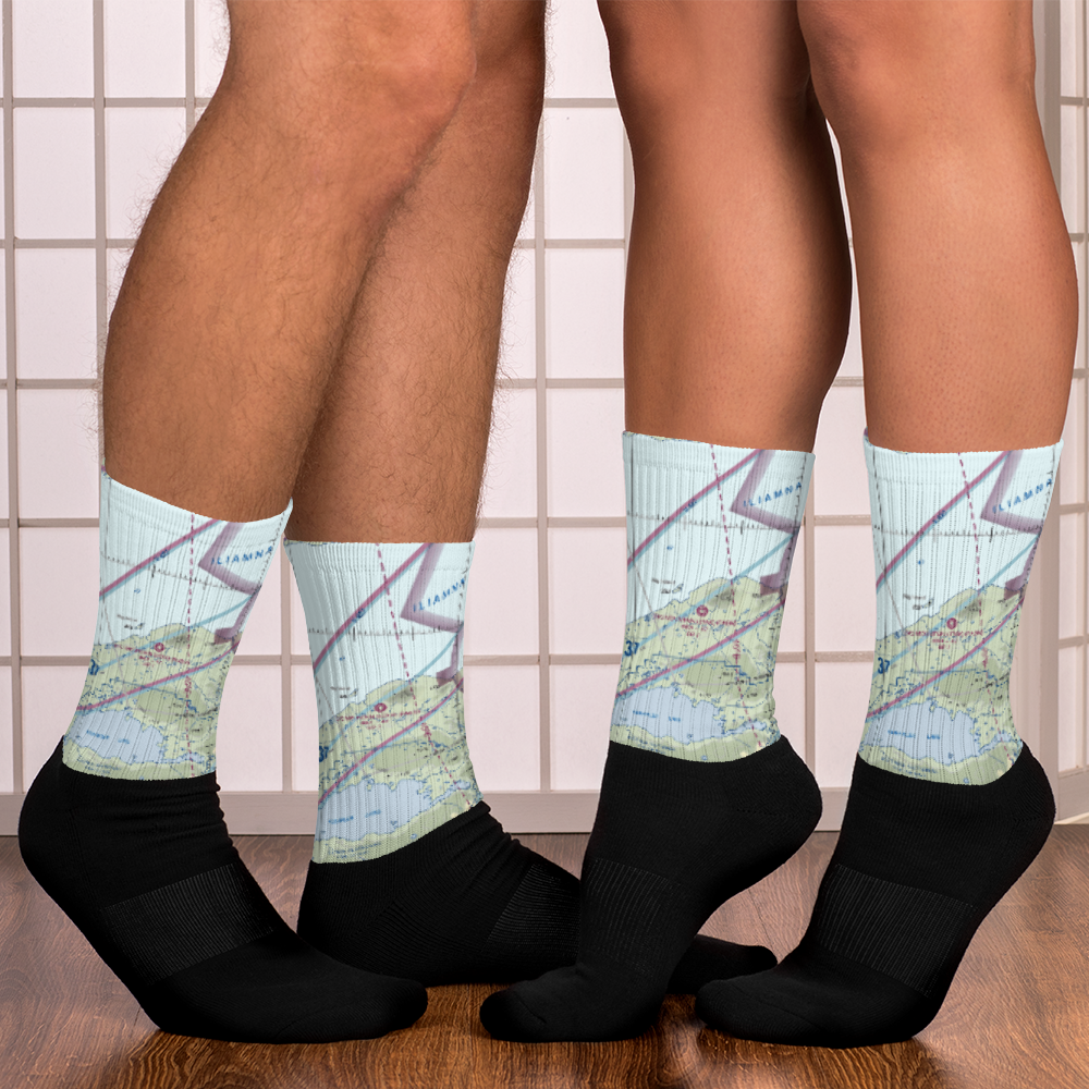 Big Mountain Airport (37AK) VFR Sectional Socks 