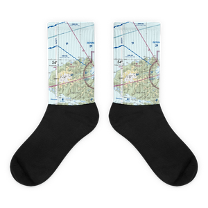 Driftwood Bay Air Force Station Airport (AK23) VFR Sectional Socks