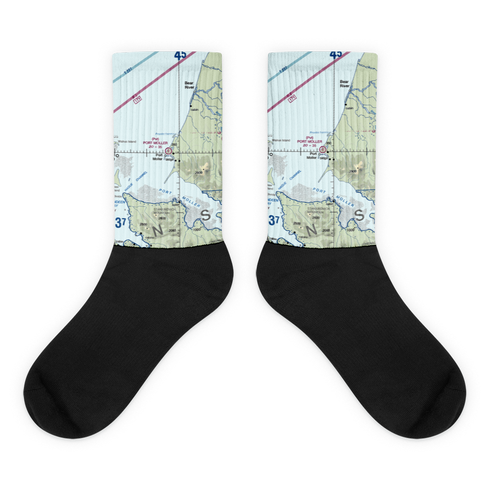 Port Moller Airport (1AK3) VFR Sectional Socks 