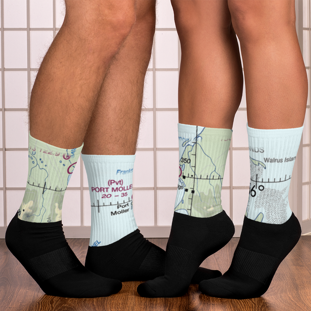 Port Moller Airport (1AK3) VFR Sectional Socks 
