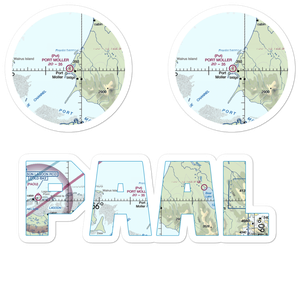 Port Moller Airport (1AK3) VFR Sectional Sticker Pack