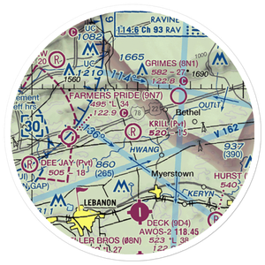 Krill Personal Use Airport (PA86) VFR Sectional Sticker (20 mile)